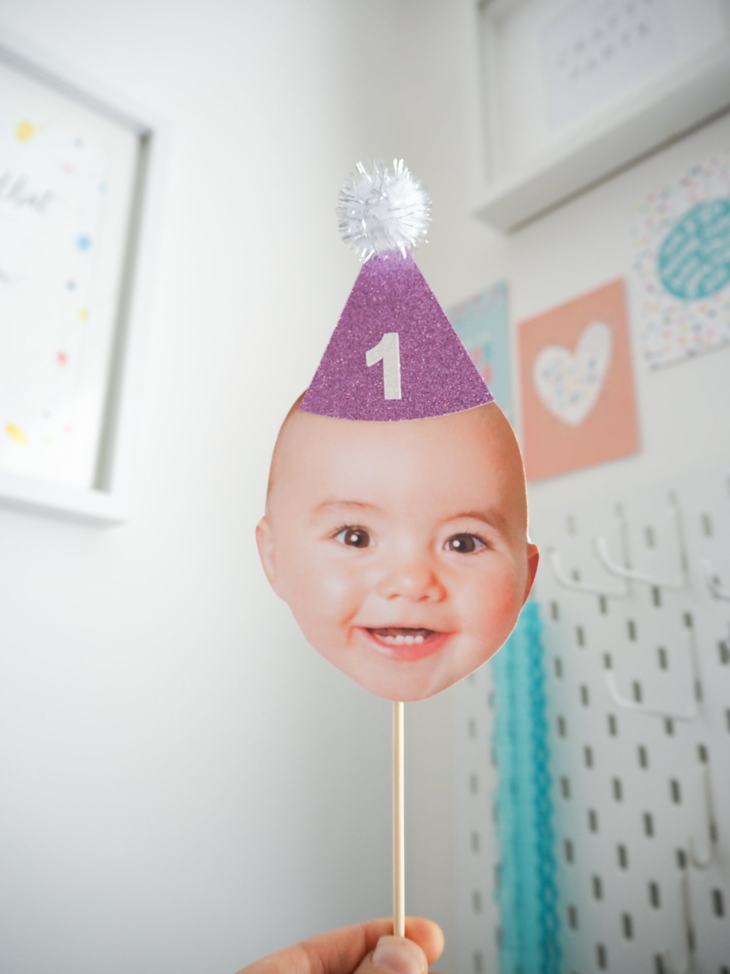 Giant Face Topper - Purple