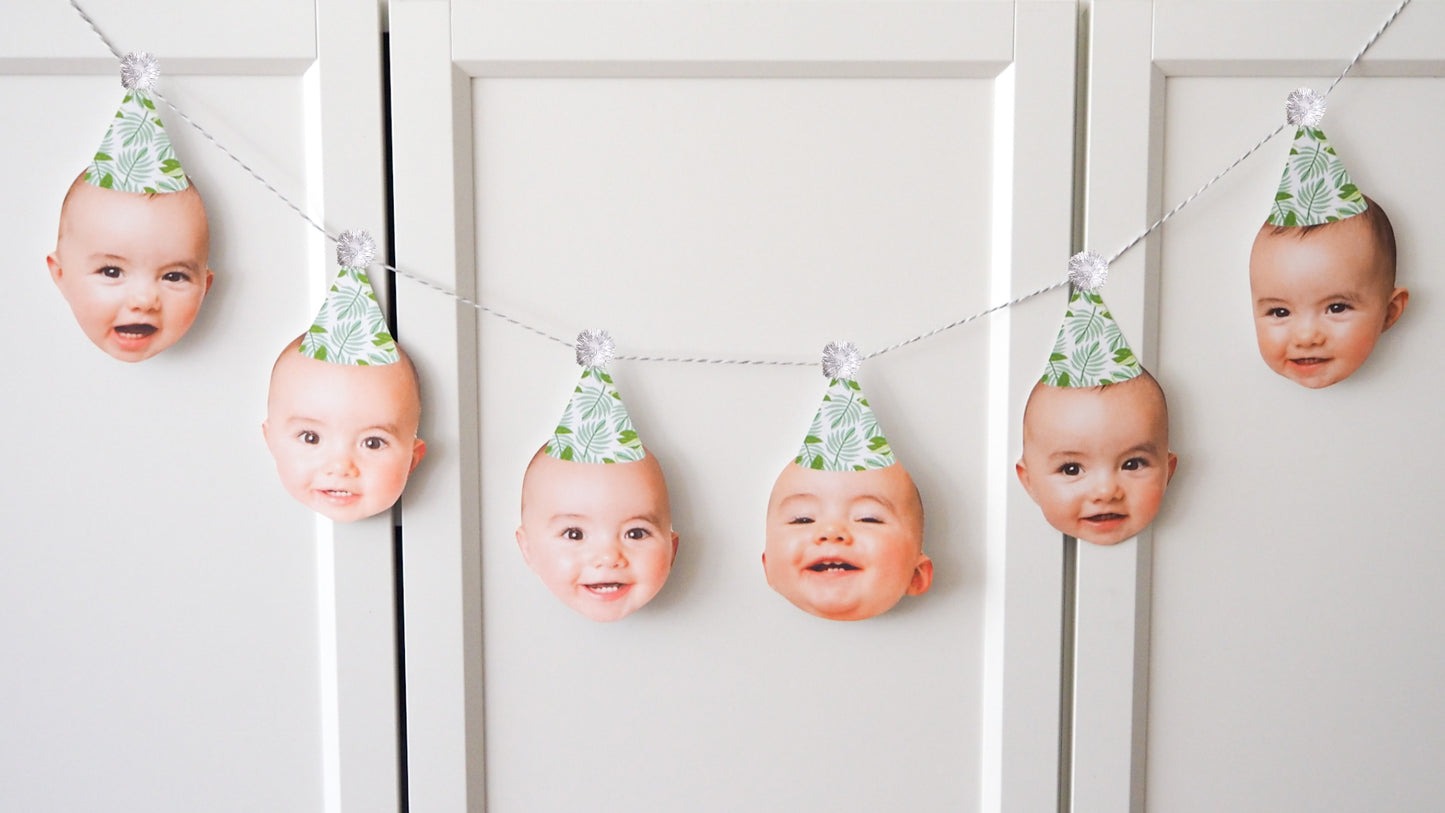 Personalised Banner - Jungle Silver