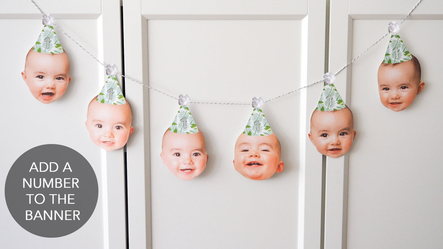 Personalised Banner - Jungle Silver