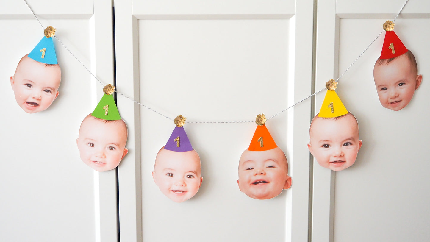 Personalised Banner- Rainbow Gold