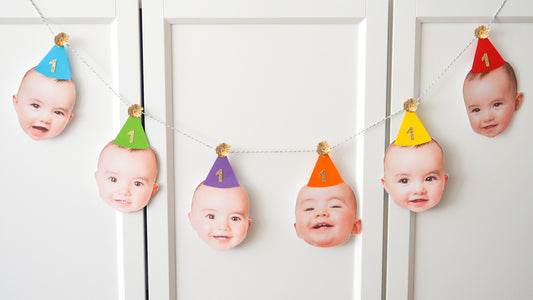 Personalised Banner- Rainbow Gold