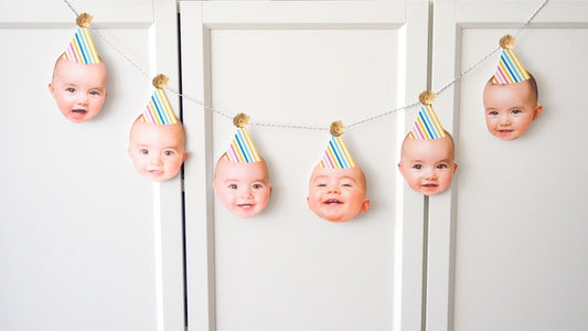 Personalised Banner- Stripe Gold