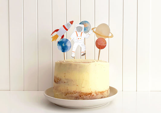 Space Cake Topper