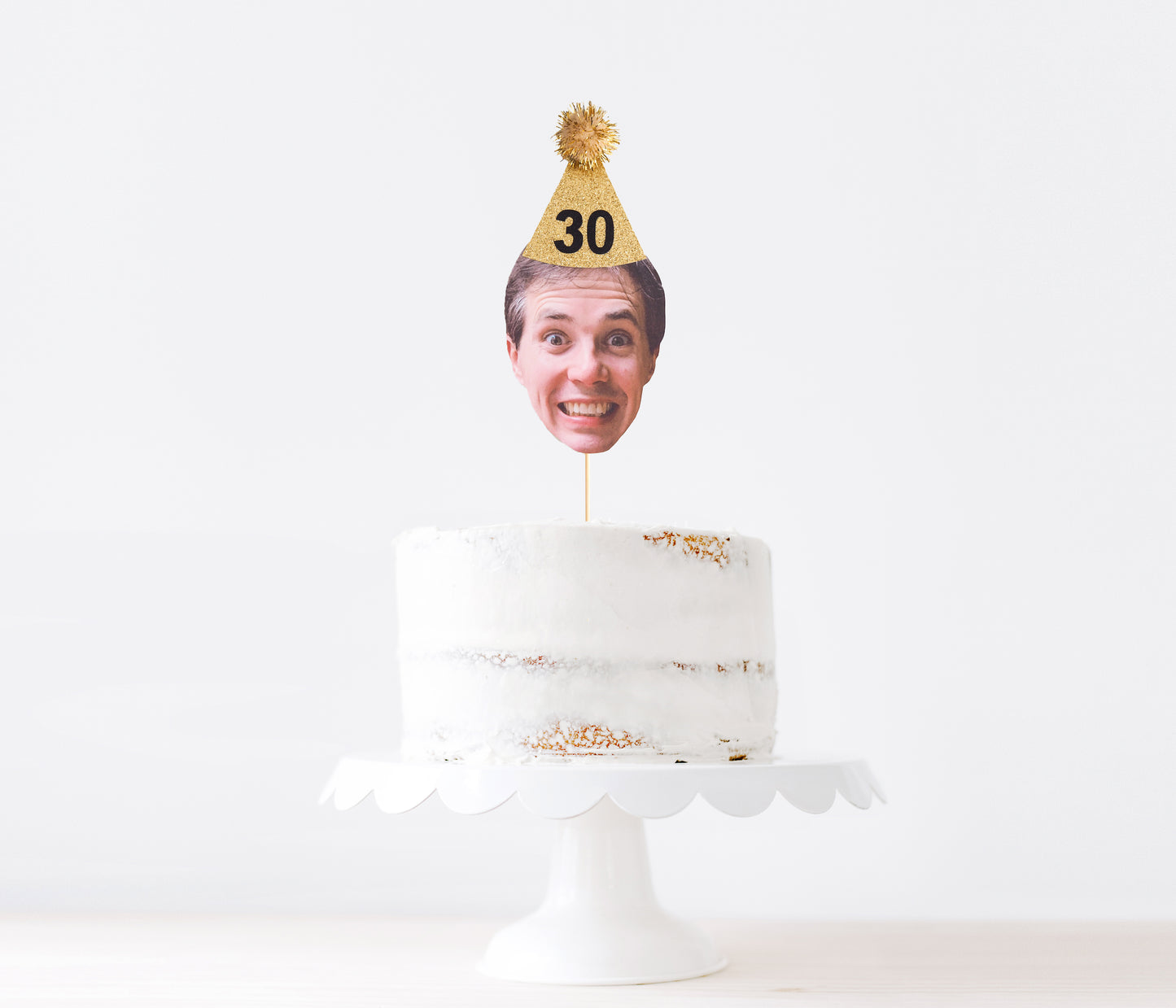 Giant Face Topper - Gold