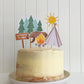 Camping Cake Topper