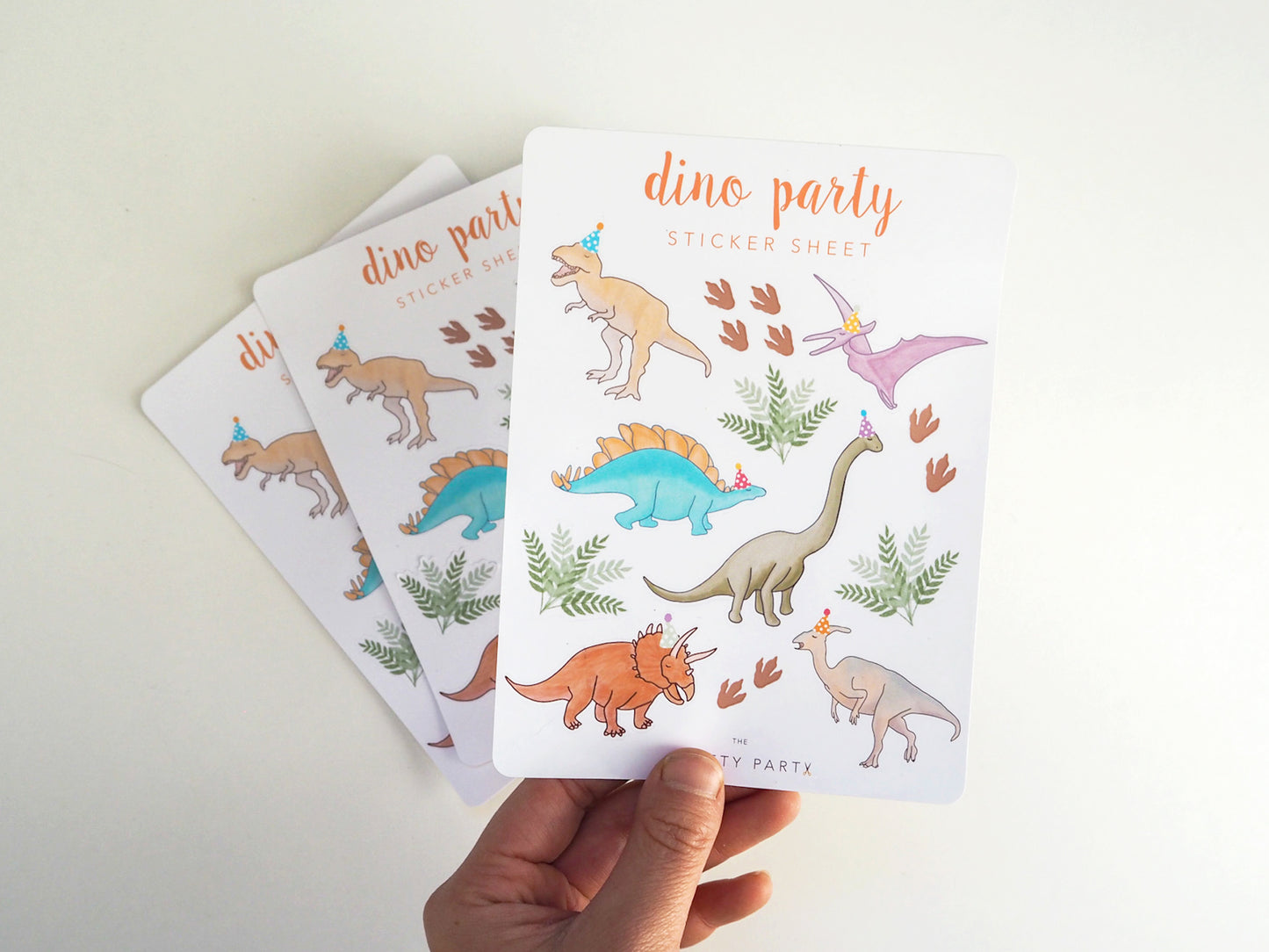 Sticker Sheet - Dino
