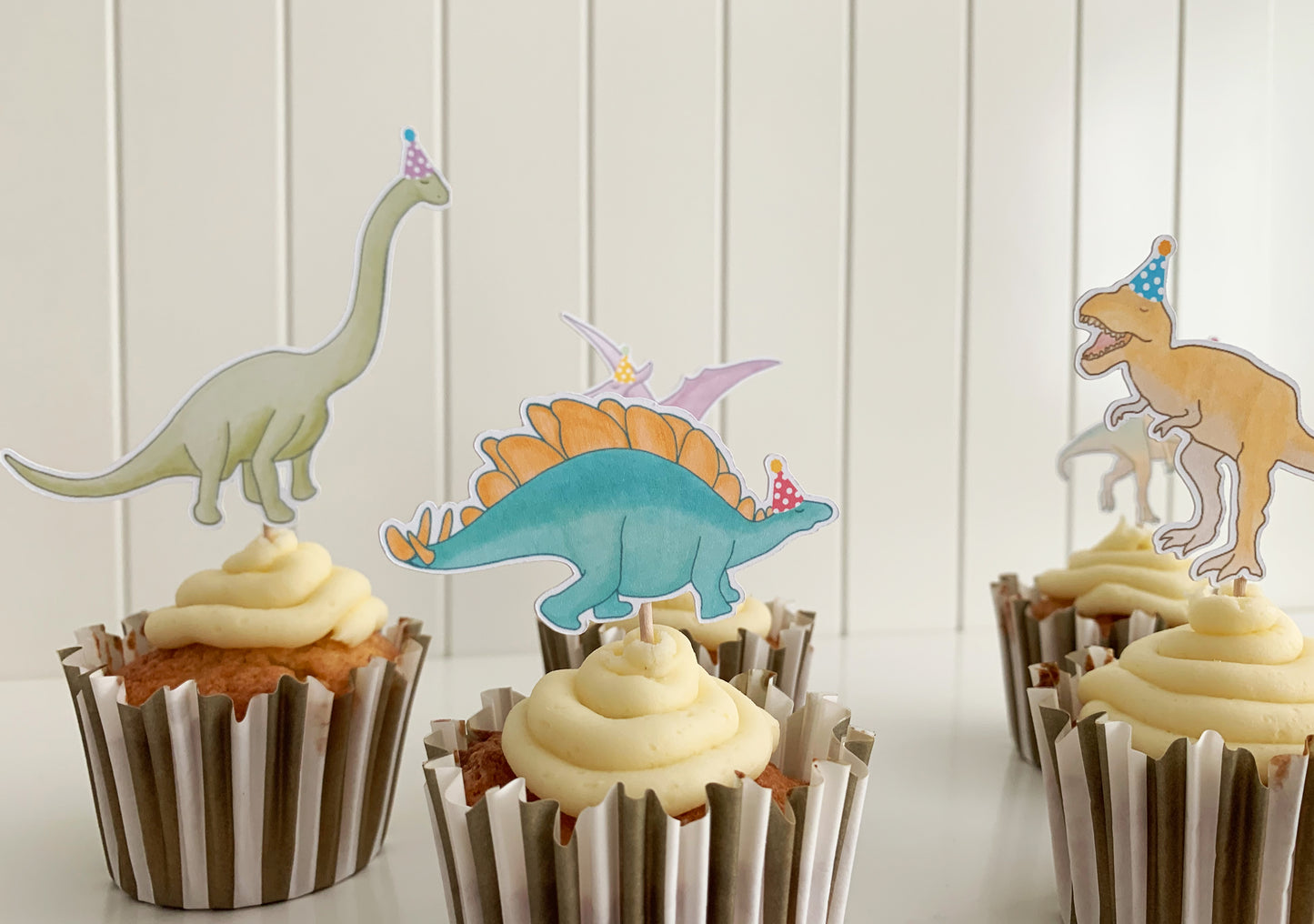 Dino Cupcake Topper