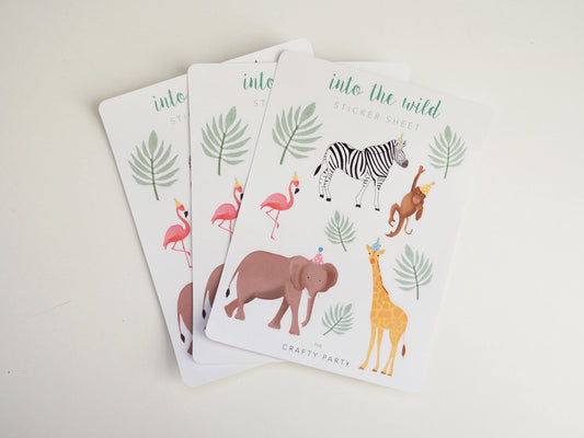 Sticker Sheet - Jungle