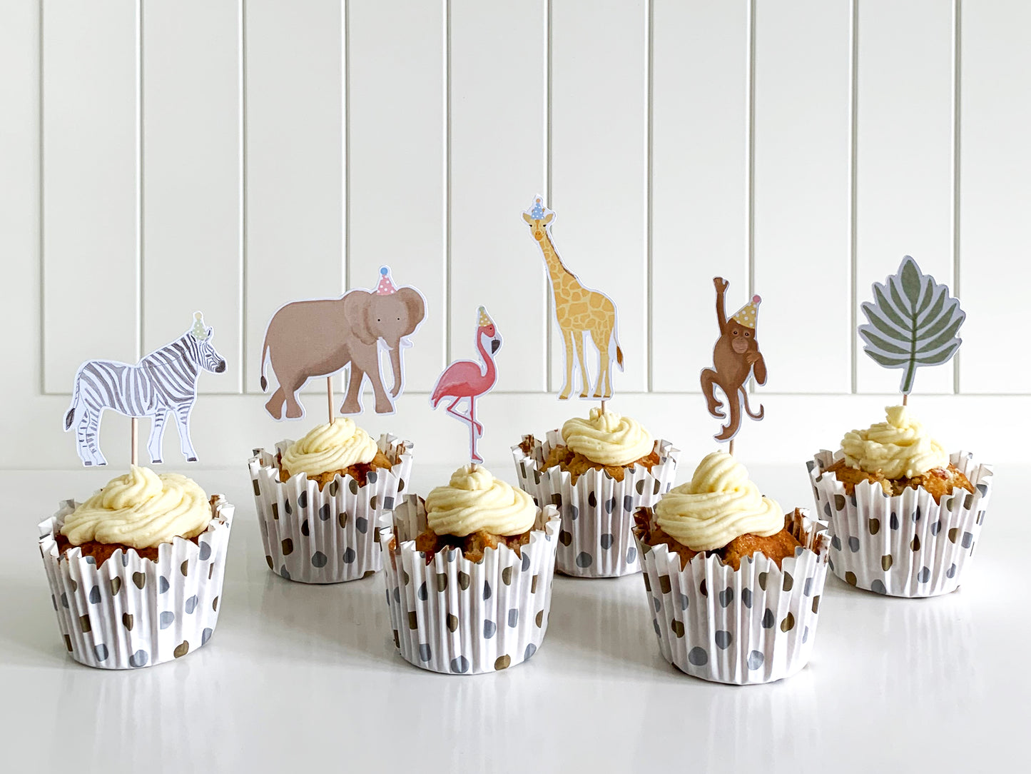 Jungle Cupcake Topper