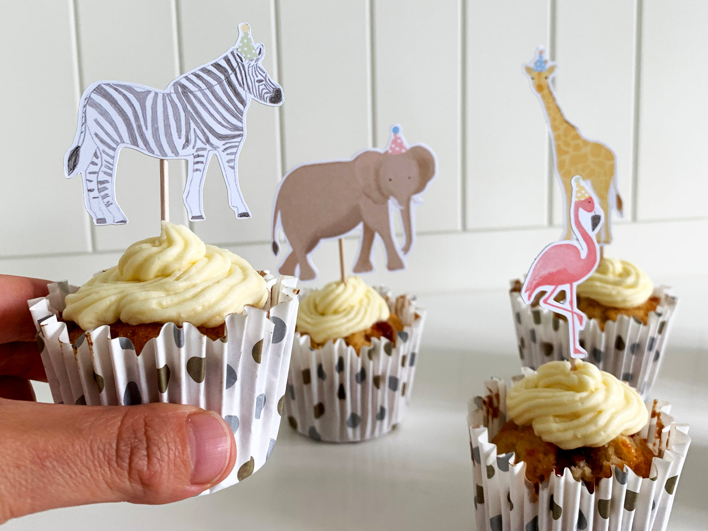 Jungle Cupcake Topper