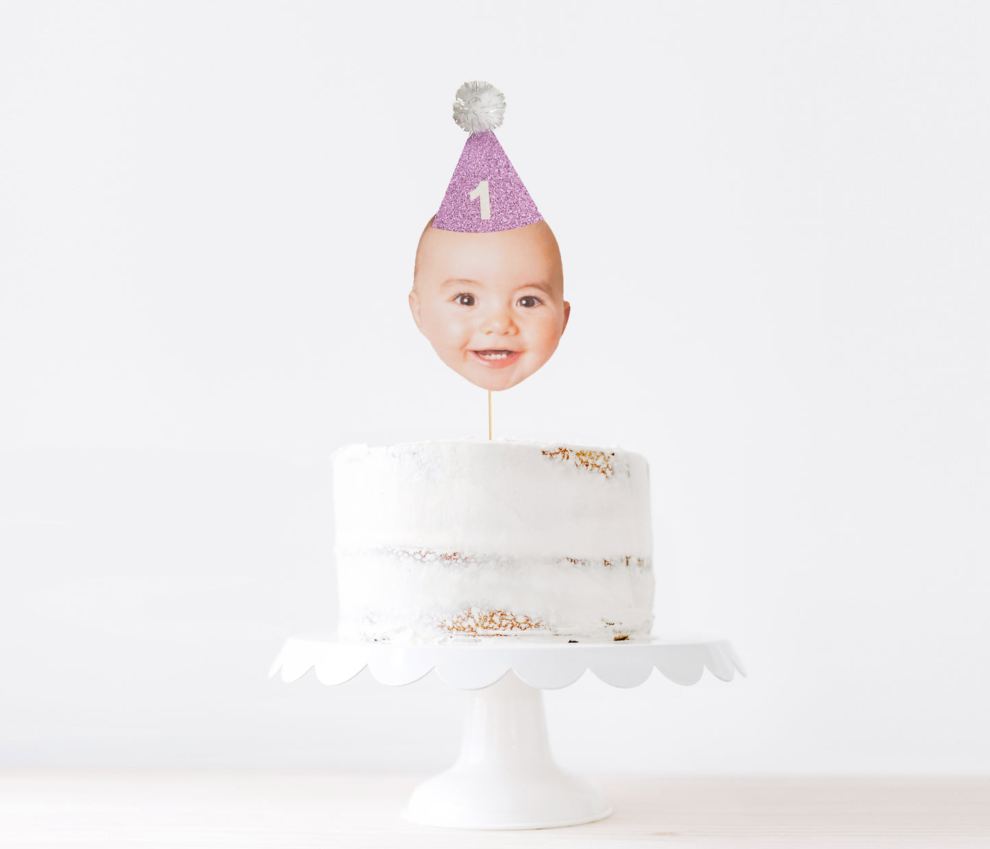 Giant Face Topper - Purple