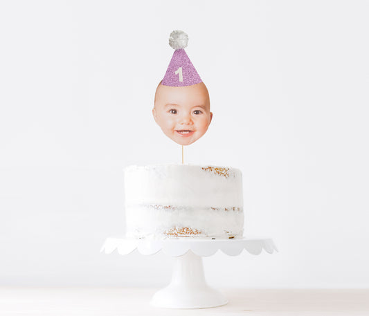 Giant Face Topper - Purple