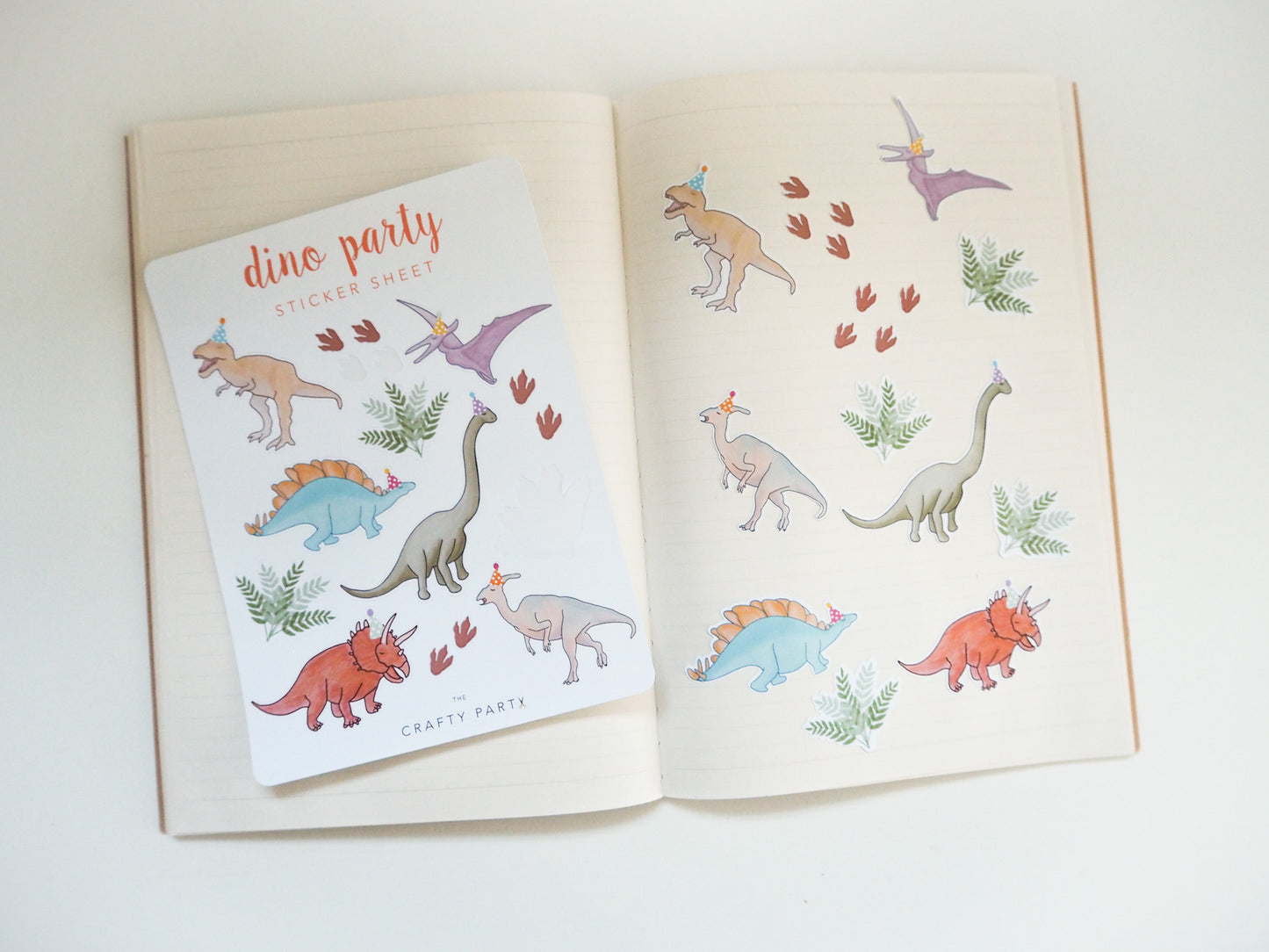 Sticker Sheet - Dino