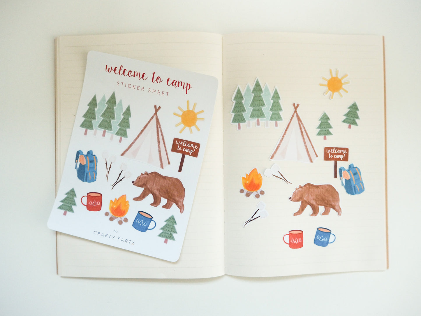 Sticker Sheet - Camp