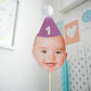 Giant Face Topper - Purple