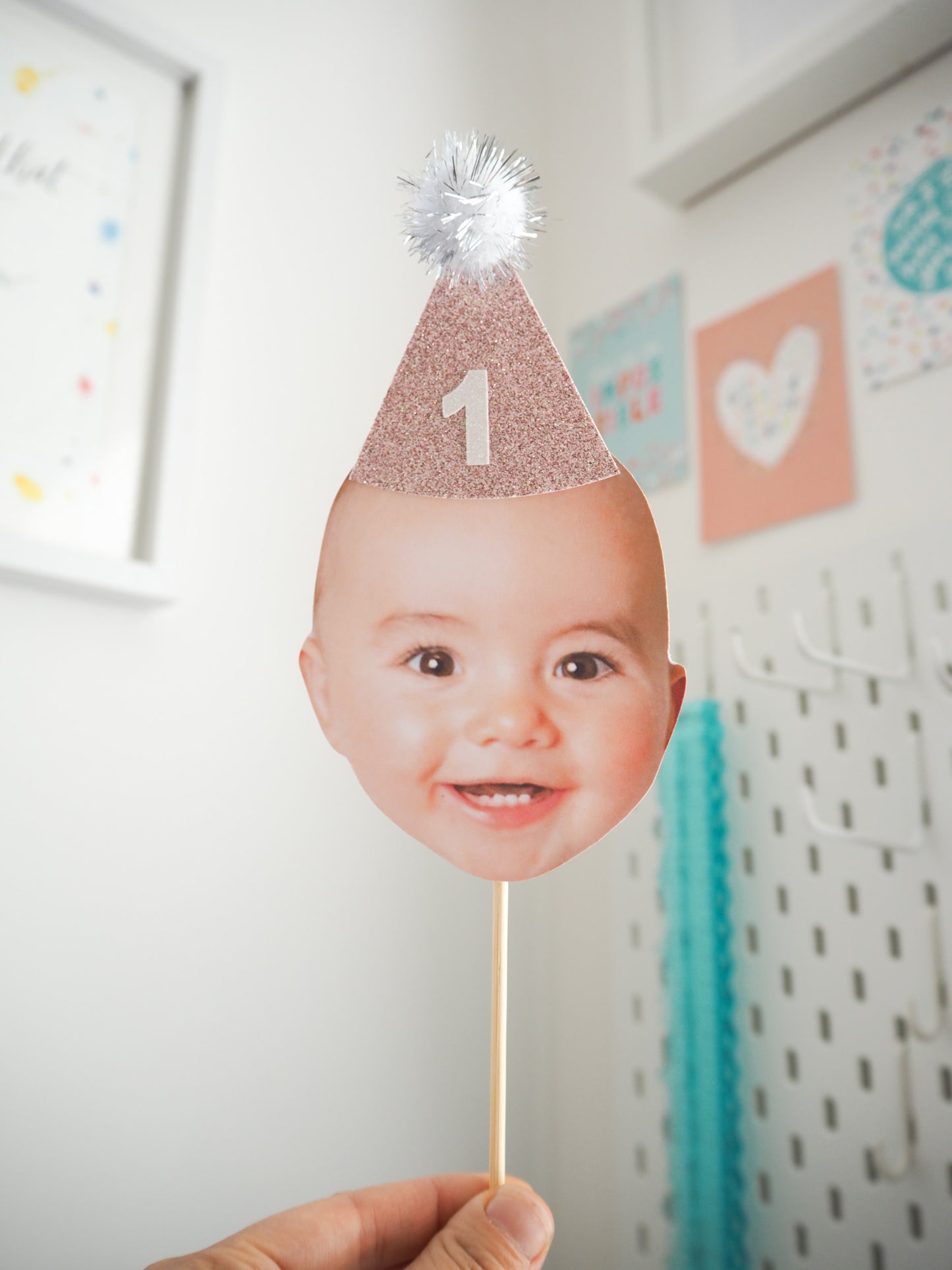 Giant Face Topper - Pink