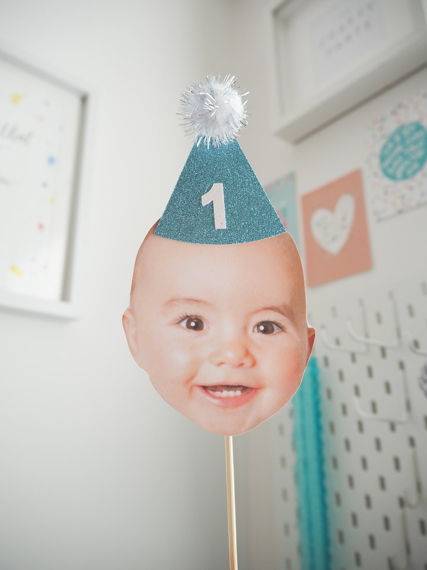Giant Face Topper - Blue