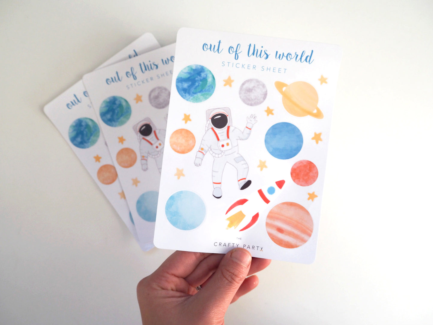 Sticker Sheet - Space