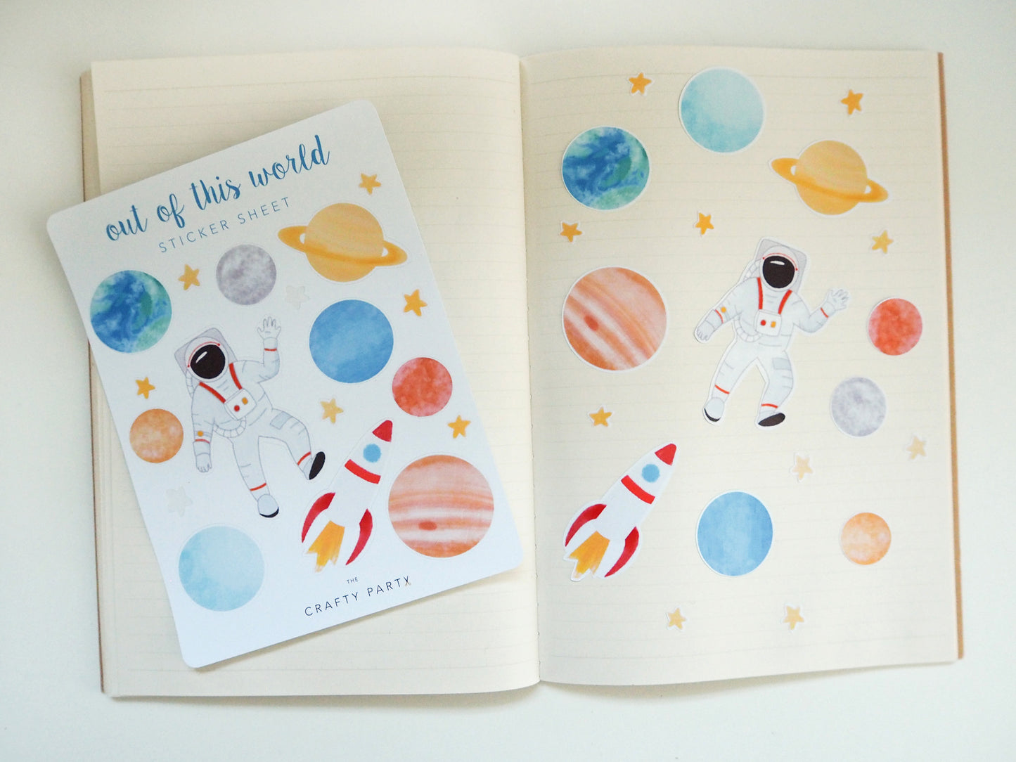 Sticker Sheet - Space