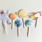 Space Cupcake Topper