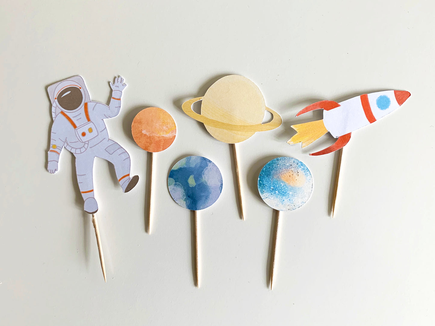 Space Cupcake Topper
