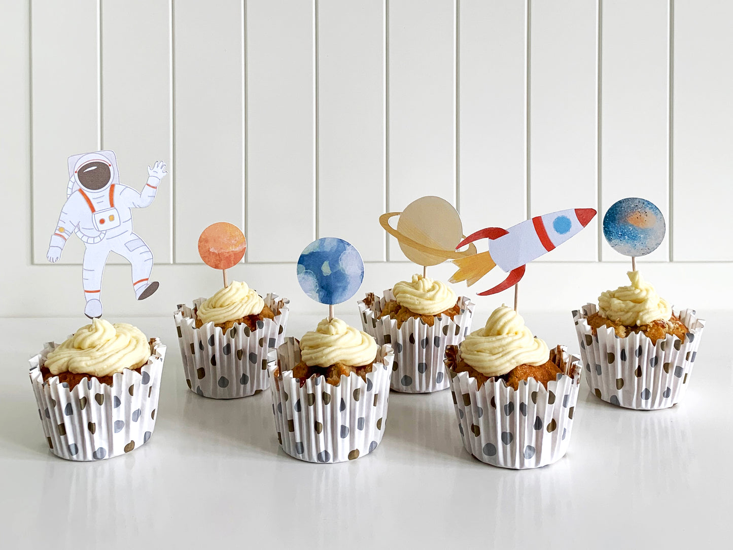 Space Cupcake Topper