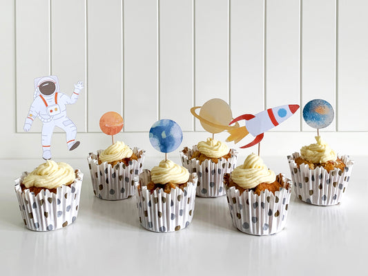 Space Cupcake Topper